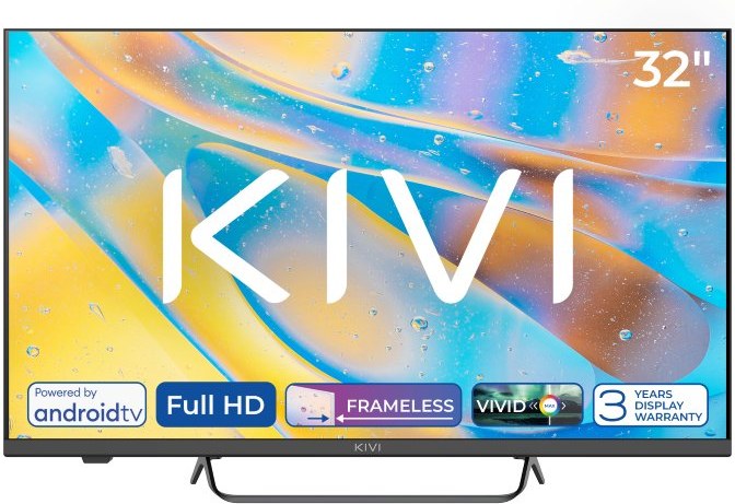 KIVI 32F760QB, 32" (81cm), HD LED TV, AndroidTV 11, čierny 32F760QB