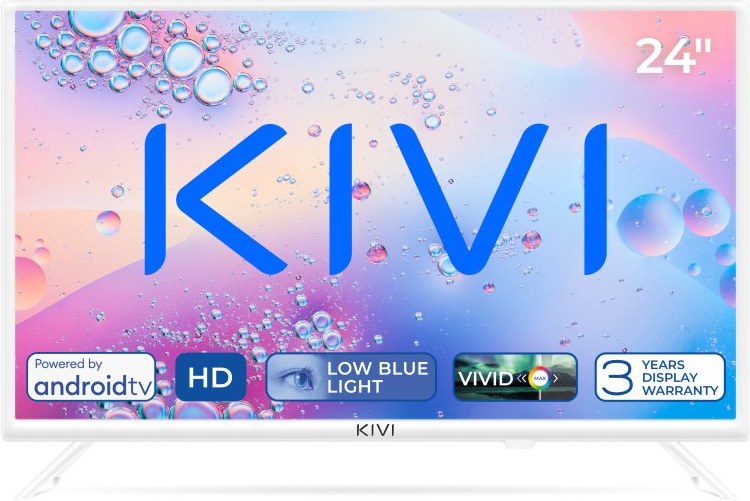 KIVI 24H760QW, 24" (61cm), HD LED TV, AndroidTV 11, biely 24H760QW