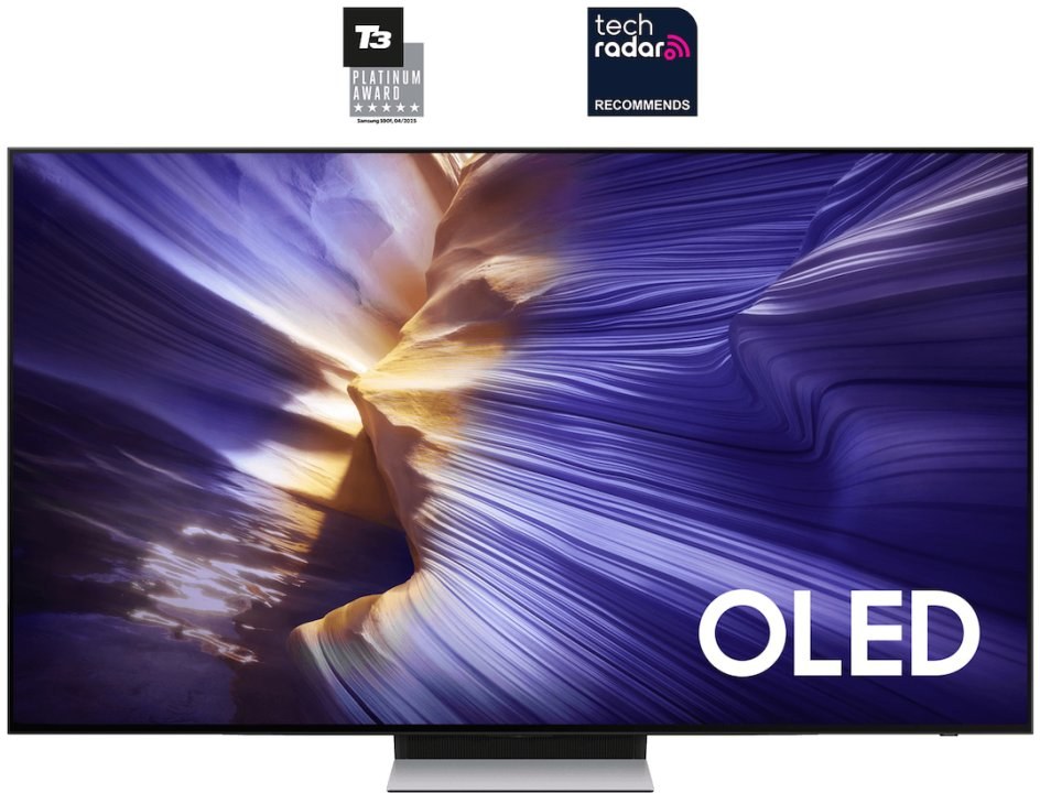 Samsung OLED TV 77" QE77S90F, 4K, (196cm) QE77S90F