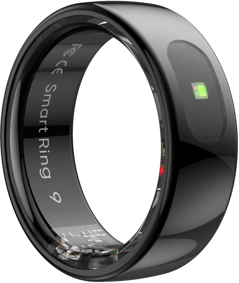 Powerton Smart Ring Pro, inteligentný prsteň, veľkosť 10, čierny WPSR08-B10
