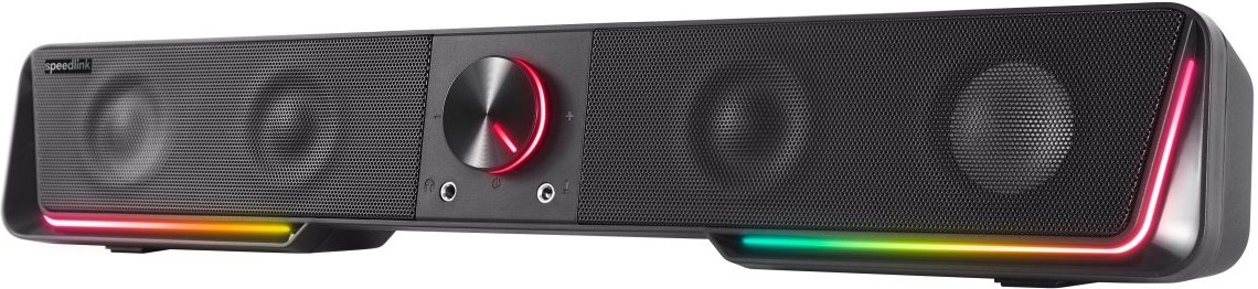 Speedlink Gravity RGB Stereo Soundbar, čierna SL-830200-BK