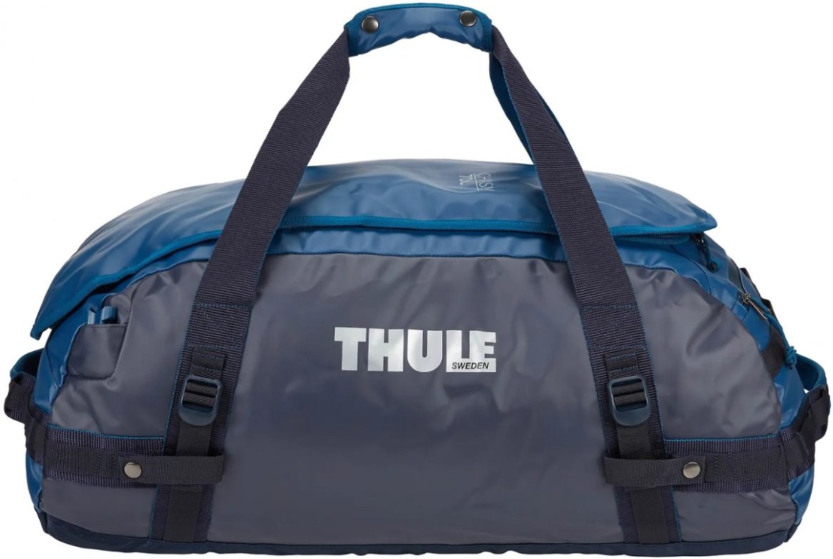 cestovná taška nepremokavá 70L, thule Chasm M, TDSD203P, farba modrá