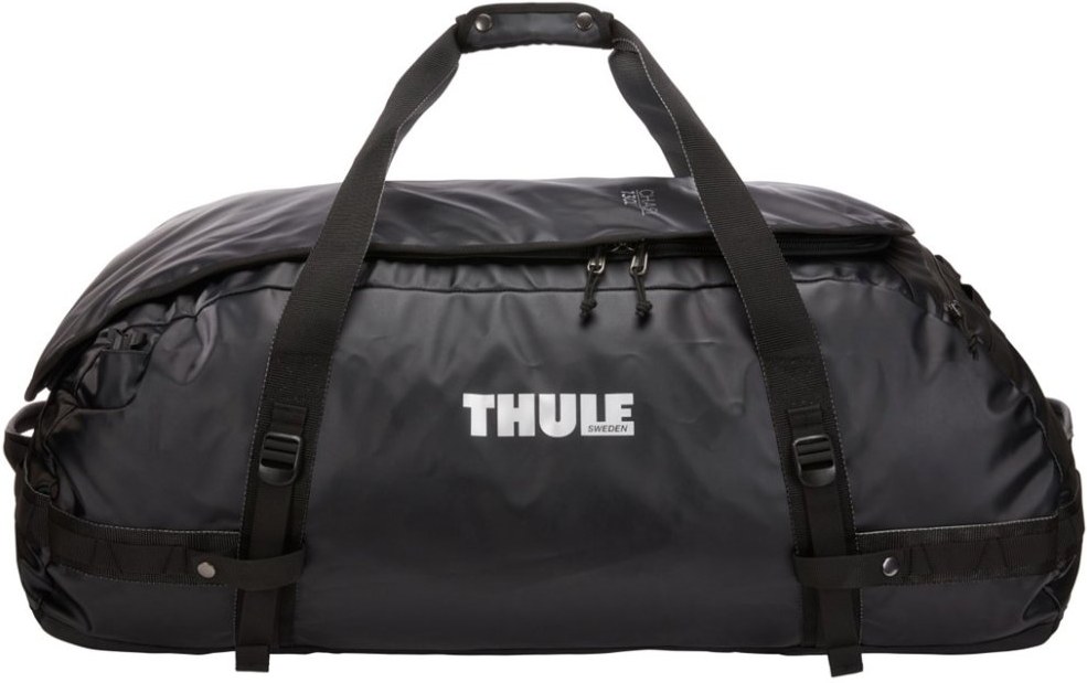 cestovná taška, nepremokavá, váha 2,5 kg, po zložení v malom rozmere, thule, 130 L, farba čierna