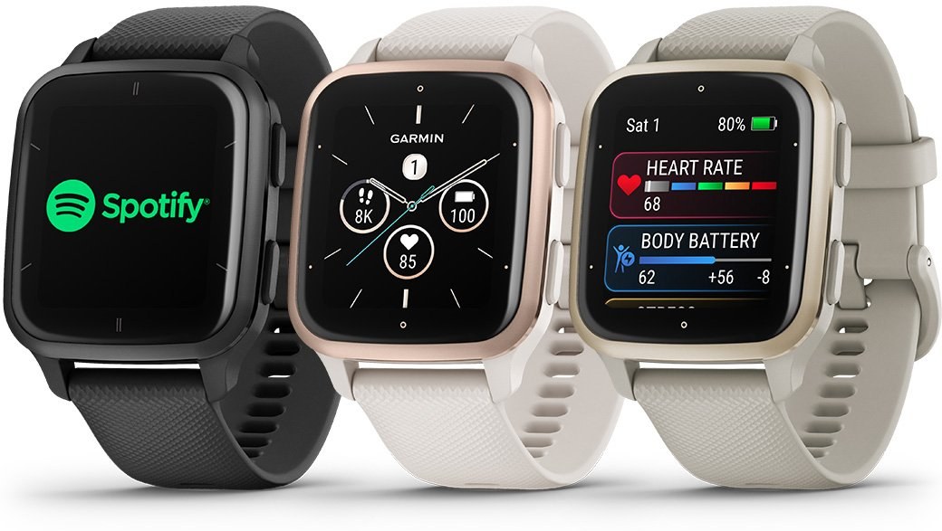 French Gray Garmin Venu Sq Music Stores French Gray Garmin Watch