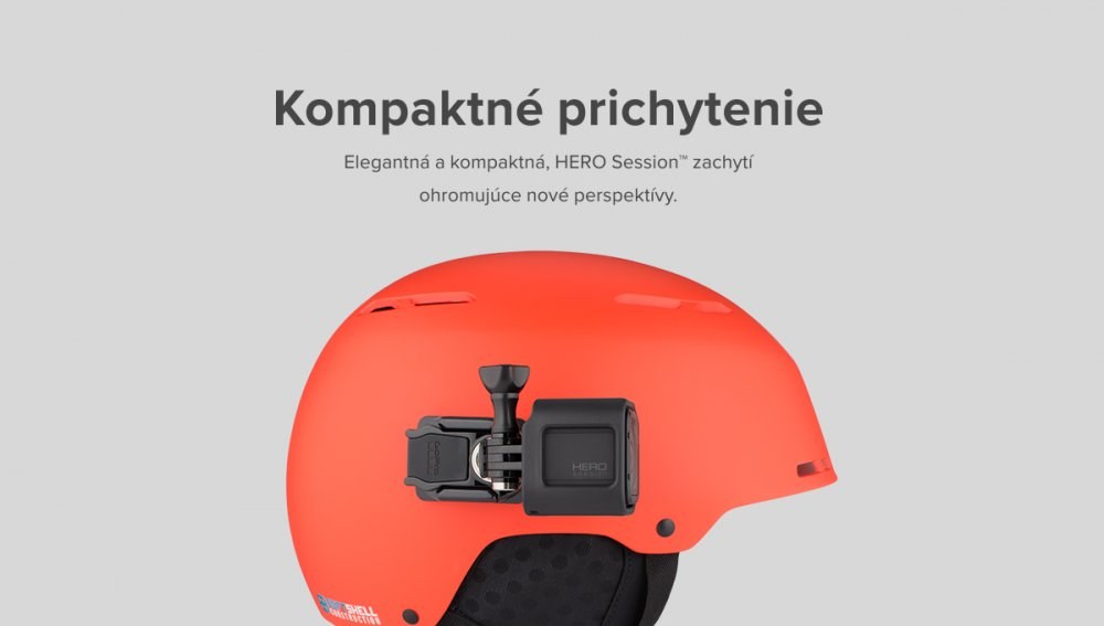 GoPro_kompaktné prichytenie
