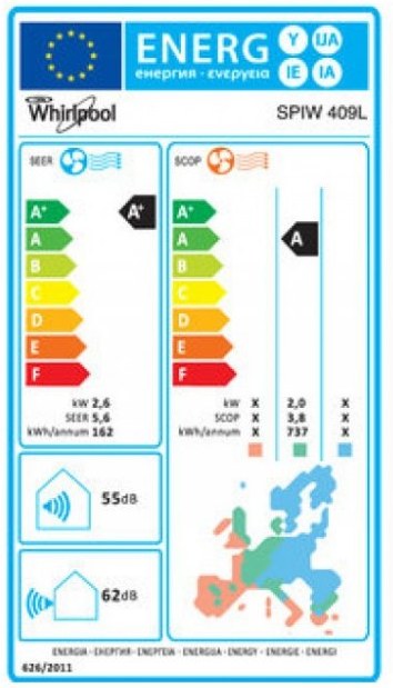 Whirlpool SPIW 409L, splitová klimatizácia SPIW 409L | VYPREDAJ ...