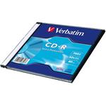 Verbatim CD-R 52x/700MB/Slim/Extra Protection