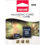 Maxell microSDHC 32GB class 10 + adaptér