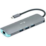 i-Tec USB-C Metal Nano Docking Station 4K HDMI LAN + Power Delivery 100 W