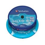 Verbatim CD-R 25 pack 52x/700MB/AZO Crystal