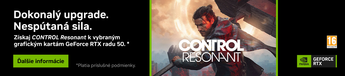 Control Resonant s vybranou GeForce RTX série 50