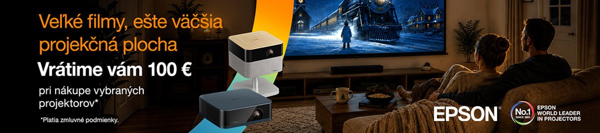 Epson CASHBACK projektory 2026