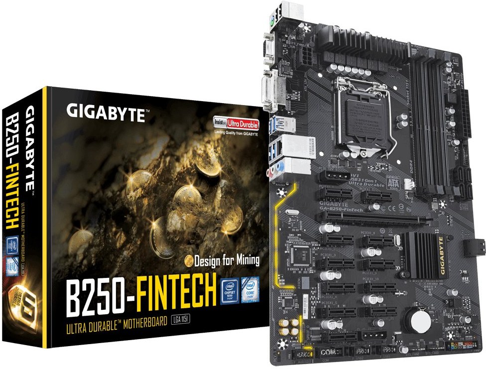 Gigabyte b250 fintech настройка