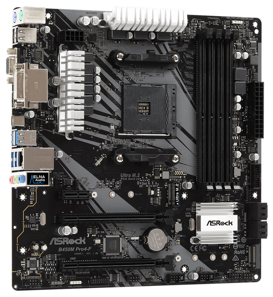 Asrock b450m pro4 не работает интернет