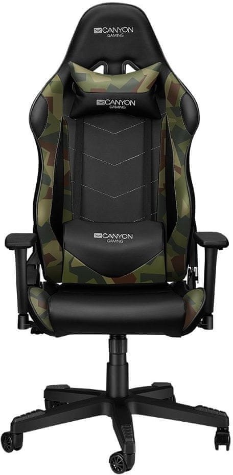 Canyon CND-SGCH4AO Argama, luxusné herné kreslo Camouflage