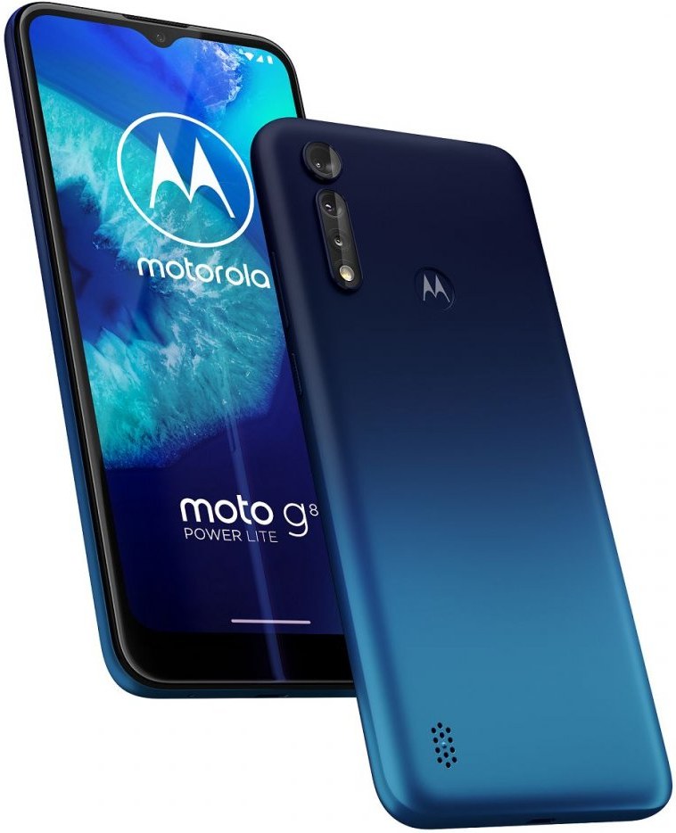 Motorola Moto G8 Power Lite, 64 GB, Dual SIM, tmavo-modrá - mobil