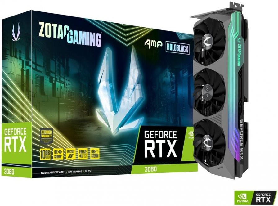 ZOTAC GAMING GeForce RTX 3080 AMP Holo 10240 MB GDDR6X Datacomp sk