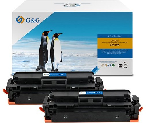 G&G kompatibil. toner s CF410X, black, 6500str., NT-PH410XBK, HP 410X, high capacity, pre HP LJ Pro M452, LJ Pro MFP M47 NT-PH410XBK