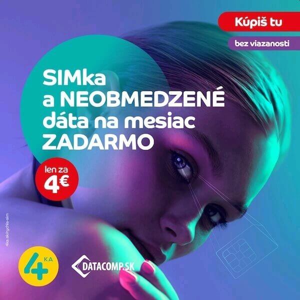 4KA sim data zdarma