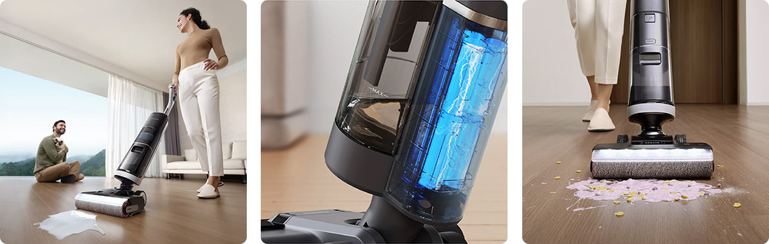 Dreame mokrosuché tyčové vysávače