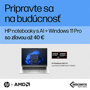 Pripravte sa na budúcnosť s HP notebookmi so zľavou až 40€!