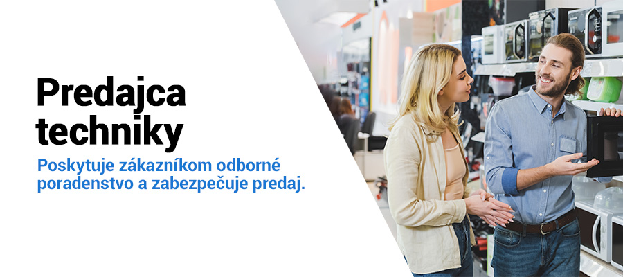 Hľadáme predajcu techniky – Košice / Prešov / Bratislava