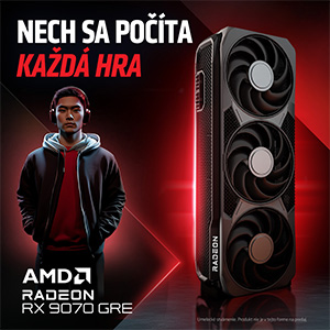 AMD Radeon™ RX 9070 GRE - Každá hra sa počíta