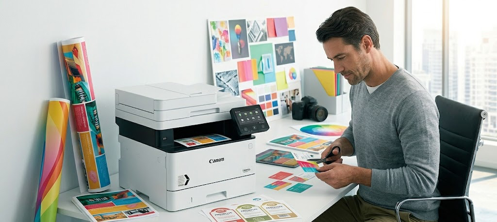Canon farebne laserove tlaciarne - tlač materiálov 