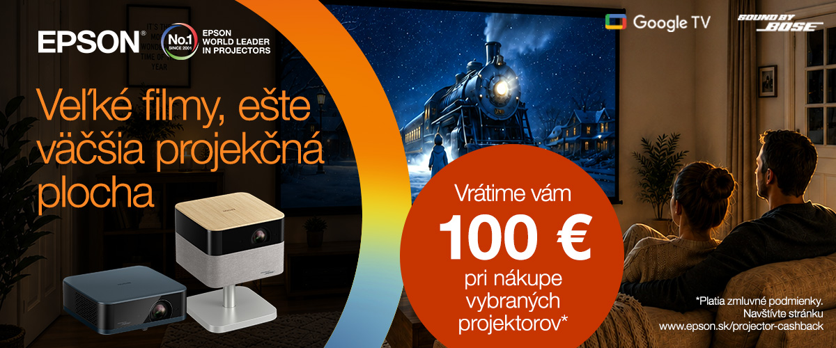 Epson Cashback - získajte späť až 100€