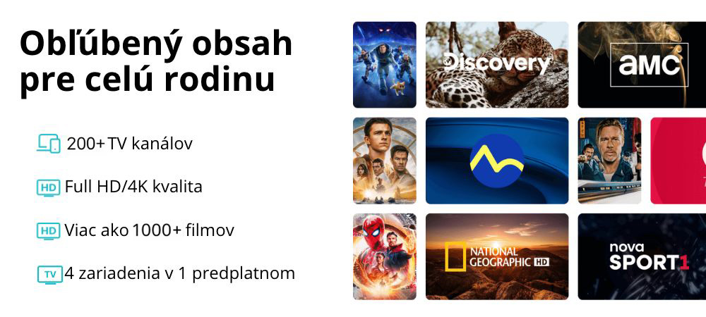 Sweet TV balk programov