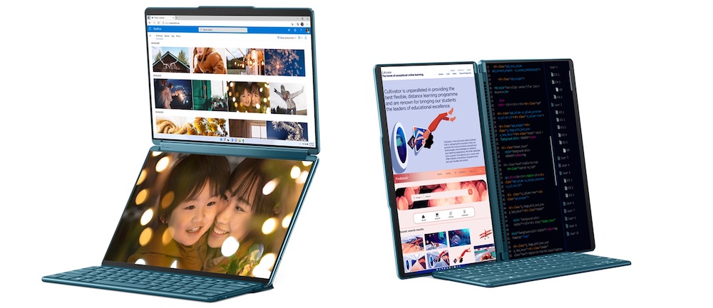 LenovoYoga Book i9 prvý notebook na svete s OLED displejom a dvoma obrazovkami