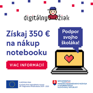 Ako získať dotáciu 350 eur na notebook alebo tablet pre žiaka
