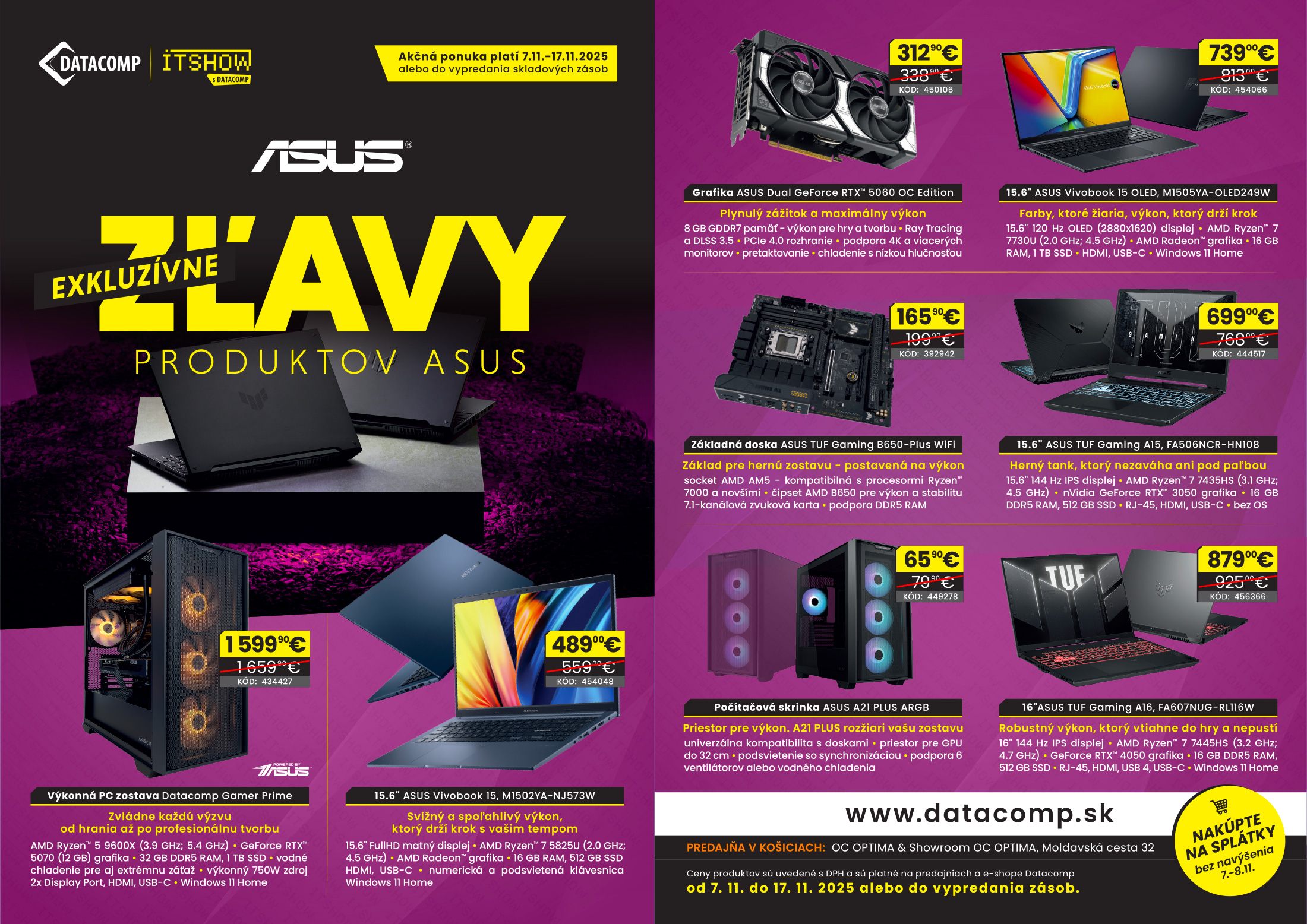 Letak ASUS  - ITSHOW / BLACK FRIDAY