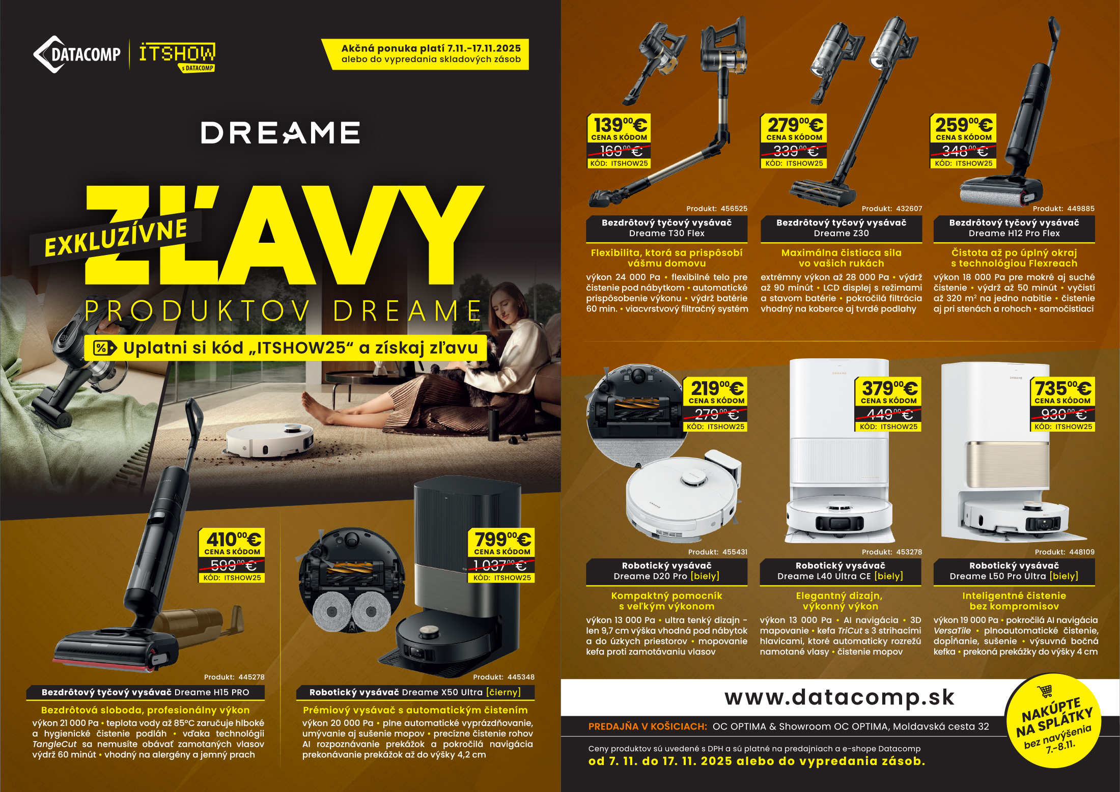 Letak Dreame - ITSHOW / BLACK FRIDAY