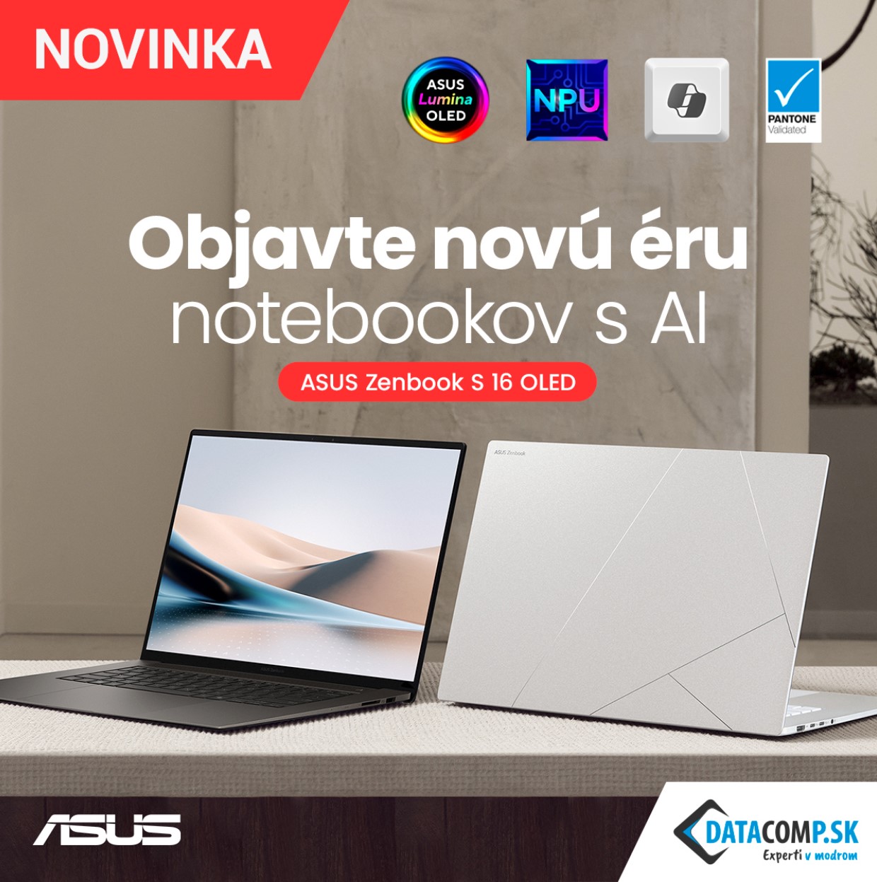 ASUS Zenbook S16 - nová éra v notebookoch s AI