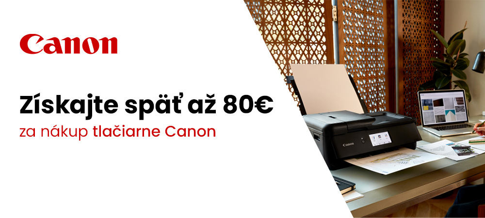 Canon cashback až do 80€