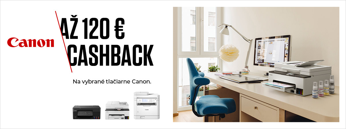 Canon cashback až do 120€
