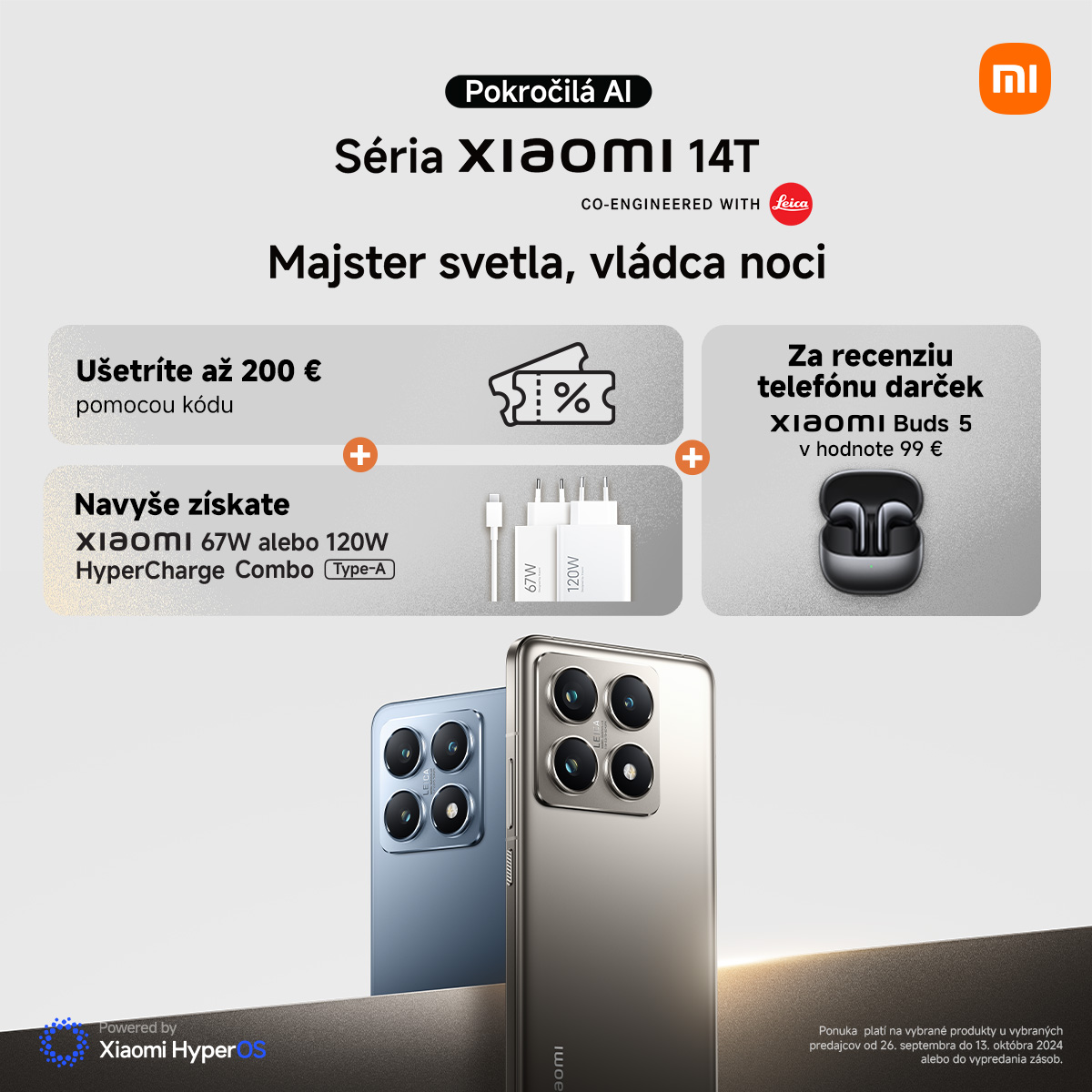 bonusy k nákupu Xiaomi 14T série