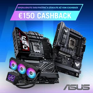 Asus Cashback Intel Z890 do výšky až 150 EUR