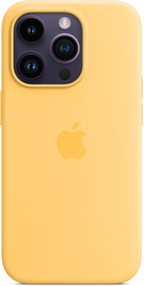 iPhone 14 Pro Max Silicone Case with MS Sunglow
