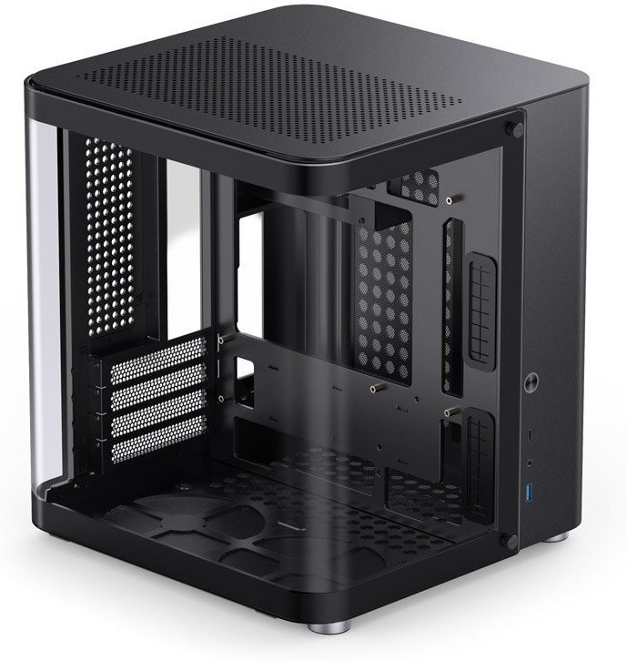 Jonsbo TK-1 2.0 Micro-ATX Gehäuse In Weiß – Mit Glasfront, USB-C Und 240 Mm Radiator Support