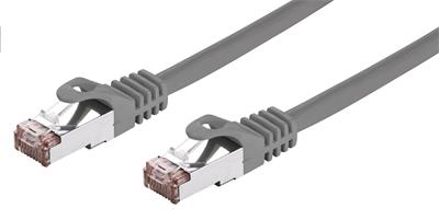 Kabel C-TECH patchcord Cat6, FTP, šedý, 0,5m | Datacomp.sk