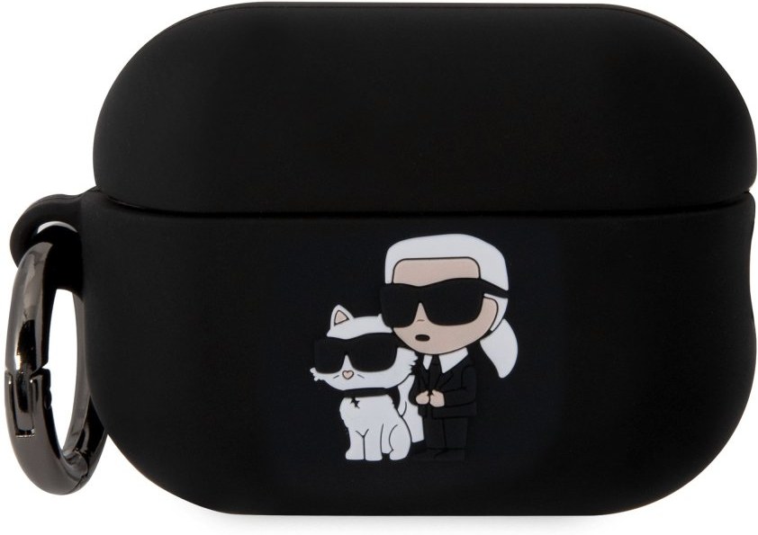 Karl Lagerfeld KLACA3SILKHBK AirPods 3 cover black/black Silicone