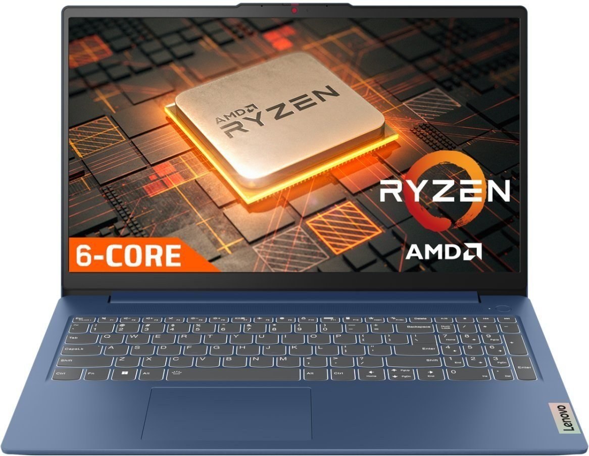 Lenovo IdeaPad Slim 3 15ABR8, 82XM00WLCK, modrý - notebook