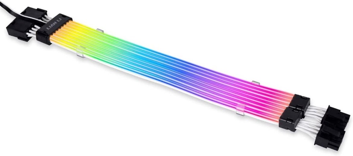 Lian Li Strimer Plus 8-pin(6 2) VGA extension cable kabel 30 centimeter, RGB led