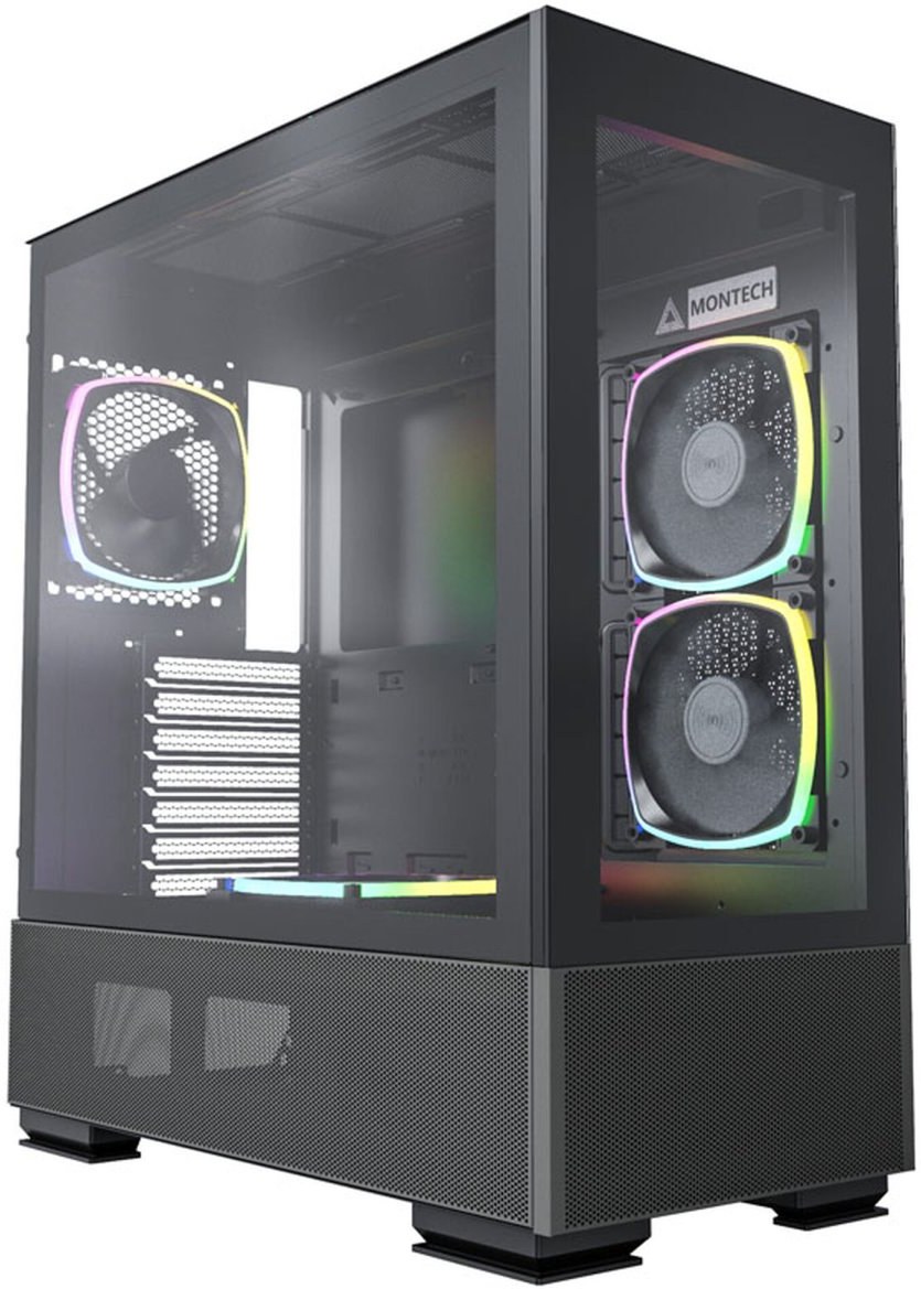 Montech SKY TWO, Midi-Tower, čierna | VÝPREDAJ