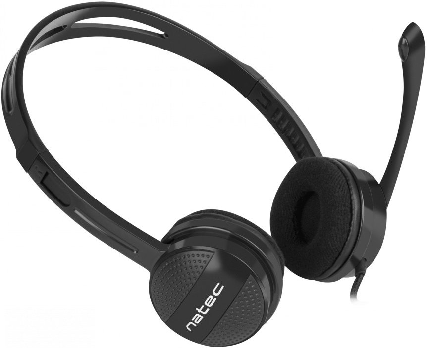 Casques avec Microphone Natec Canary Noir main image 1