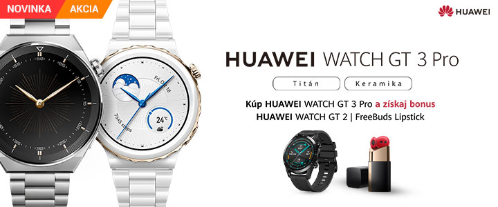 Nové HUAWEI Watch GT 3 Pro s darčekom