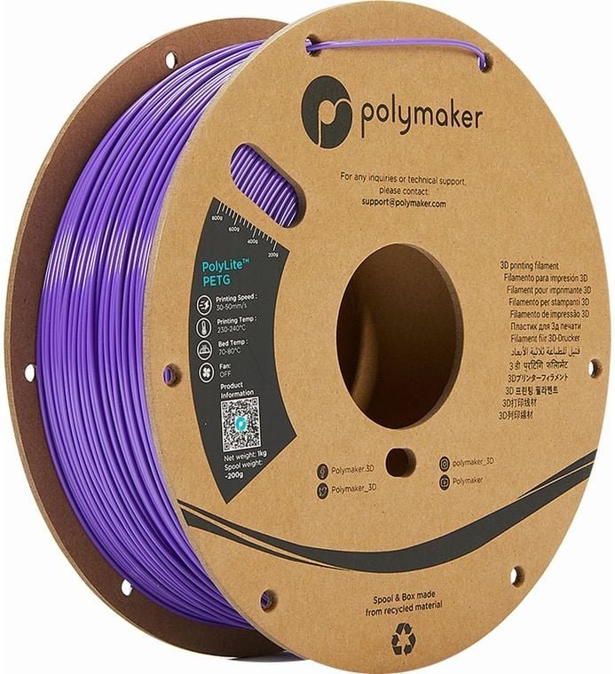 Polymaker PolyLite PETG Purple | Datacomp.sk