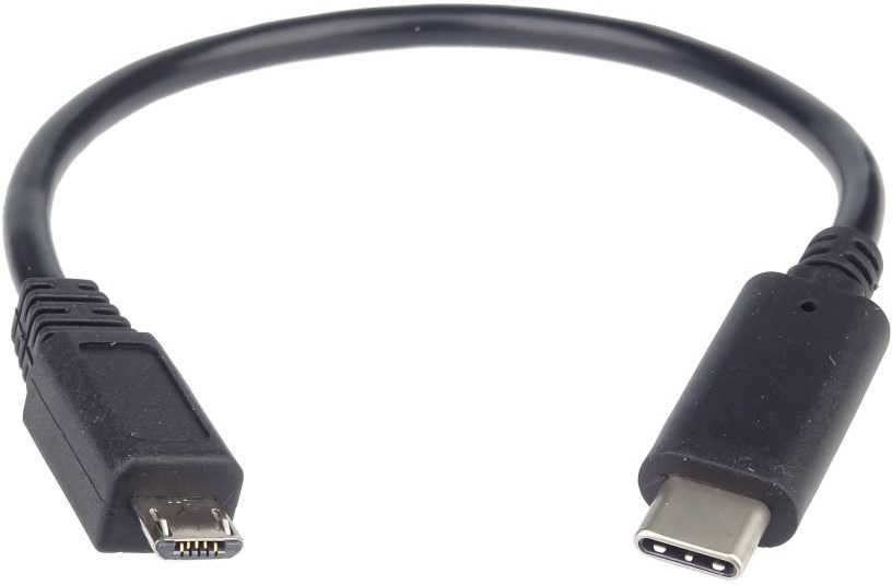 PremiumCord kábel USB-C na micro M/M, prepojovací, 0,2m AKCIA | Datacomp.sk